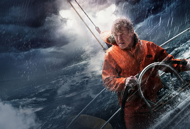 Robert Redford batalla contra el océano en la excelente aventura All is Lost (2013) 