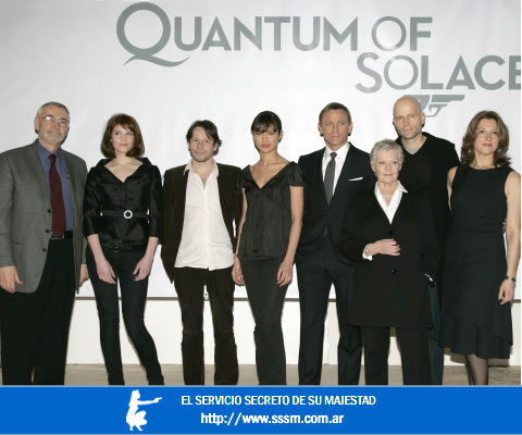 ultimas noticias sobre Quantum of Solace, el film de James Bond que se estrena en el 2008